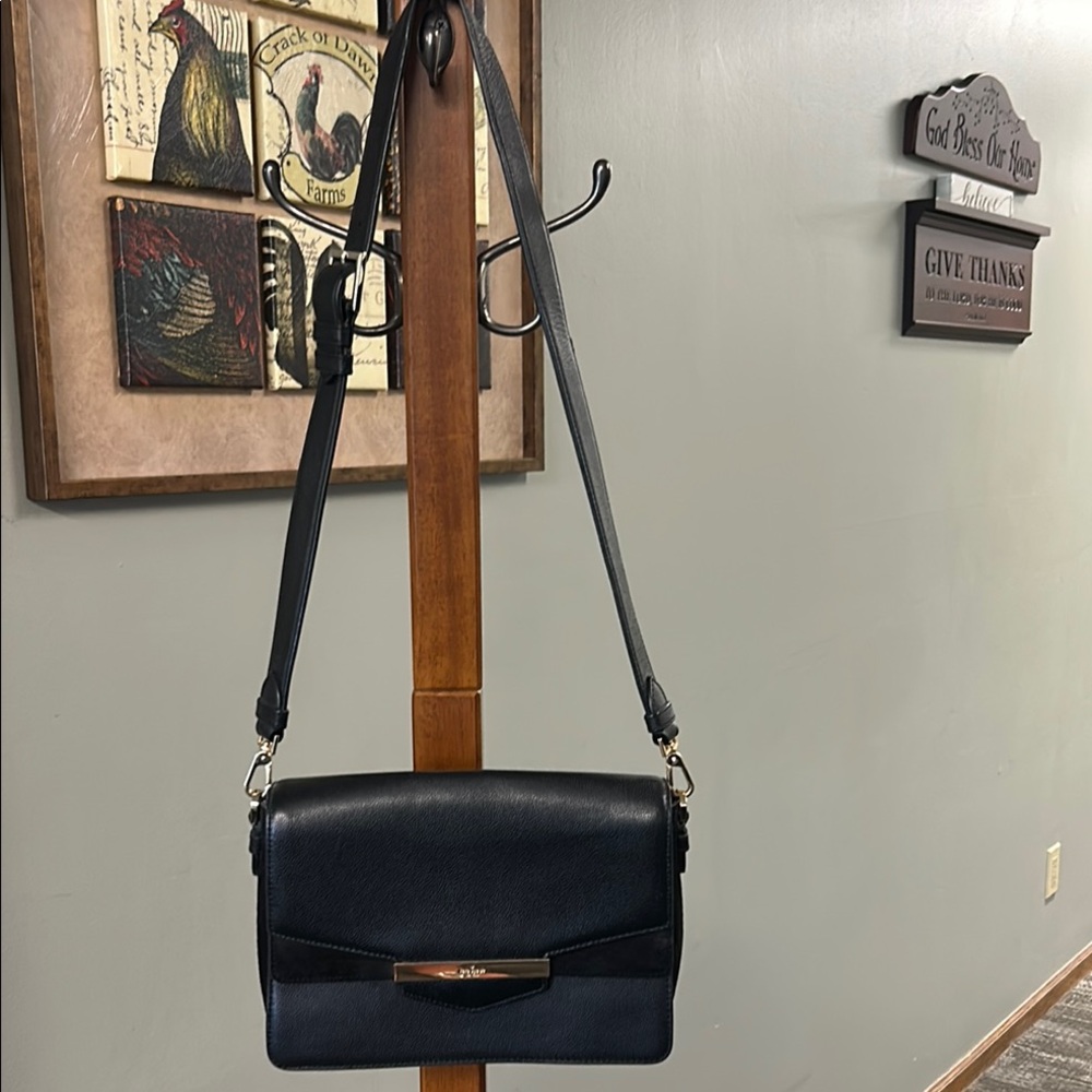 kate spade Black Crossbody Bag with Gold Accent